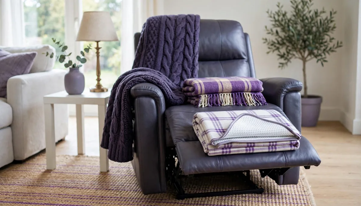 Plaid pour fauteuil relax