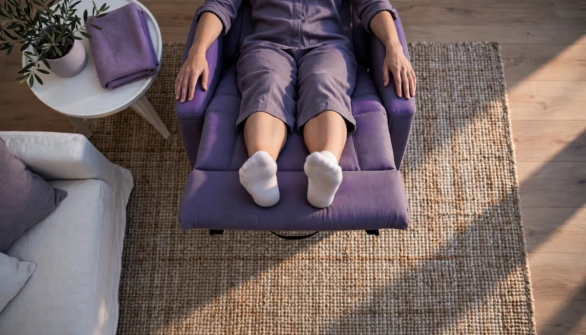 Fauteuil relax bon pour les jambes