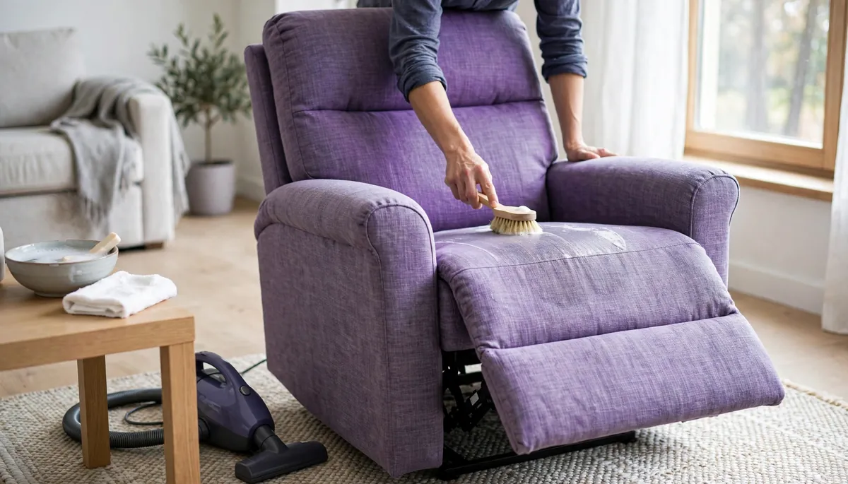 Nettoyage fauteuil relax en toile
